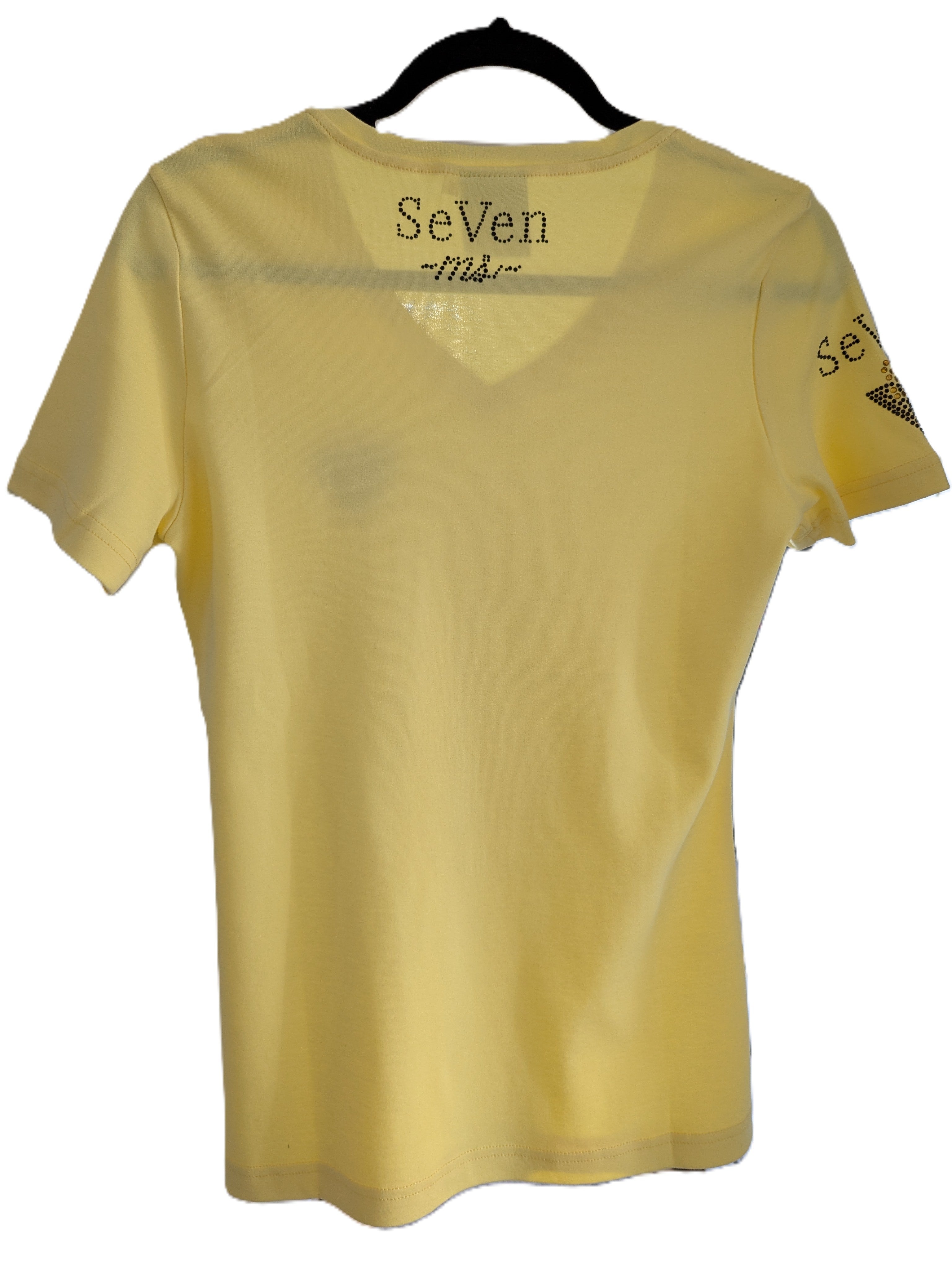 Kurzärmeliges T-Shirt Pastelgelb