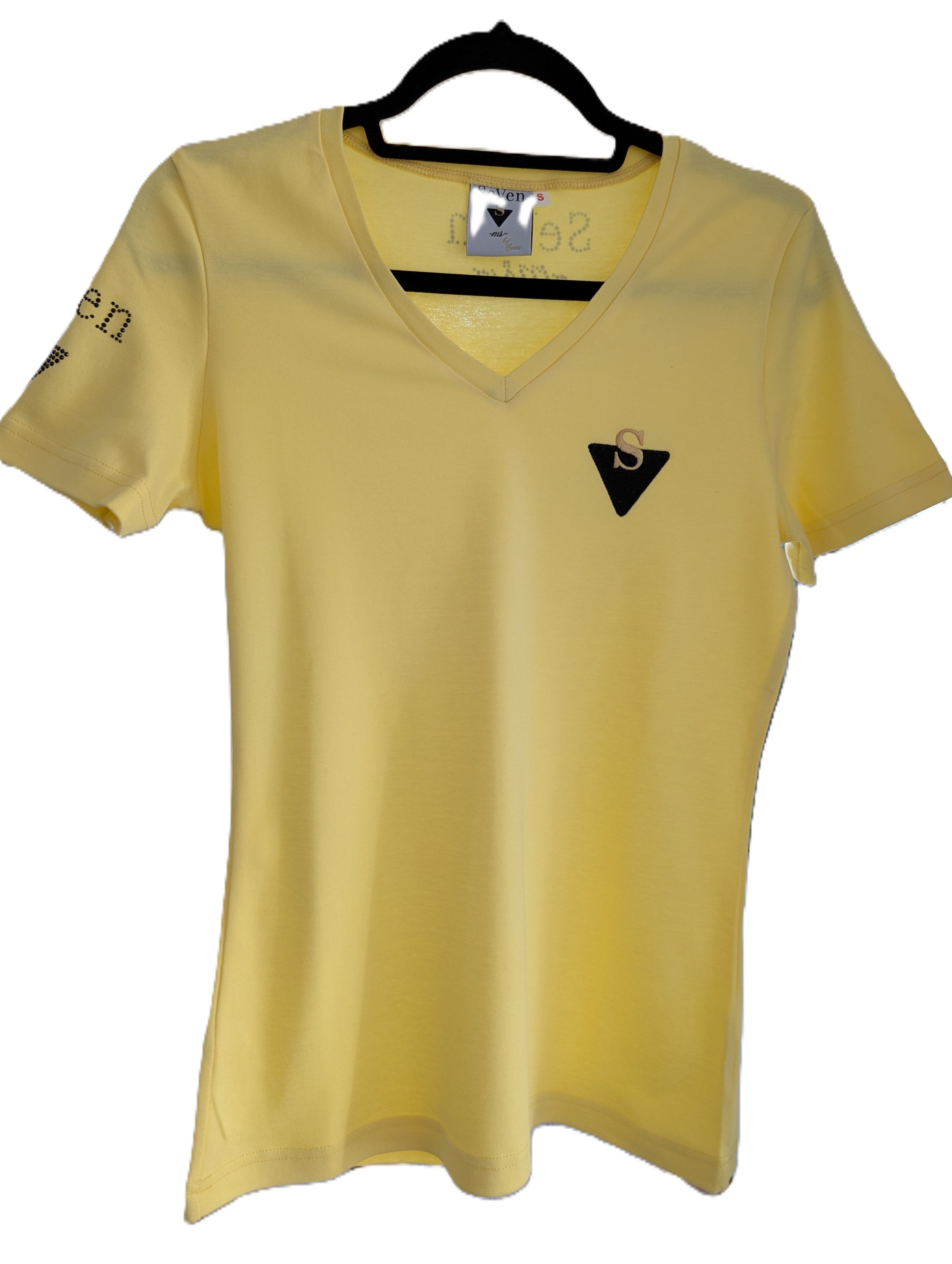 Kurzärmeliges T-Shirt Pastelgelb