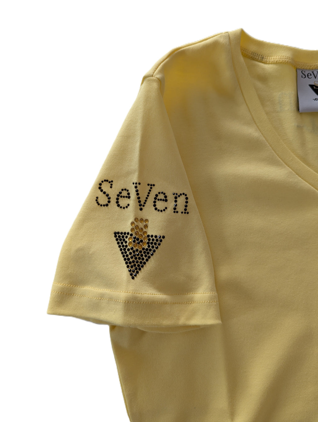 Kurzärmeliges T-Shirt Pastelgelb