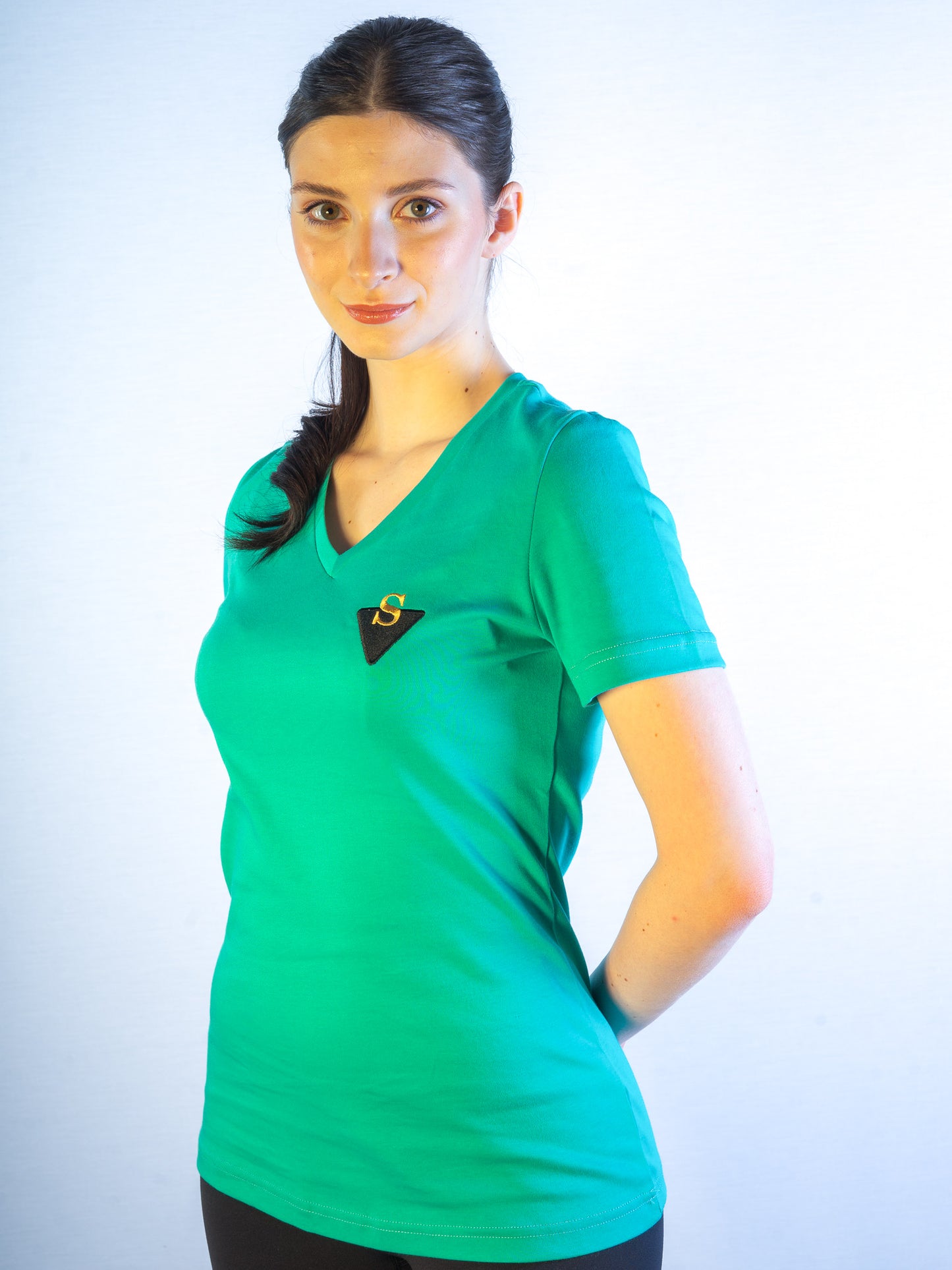 Premium Interlock Shirt mit Strass