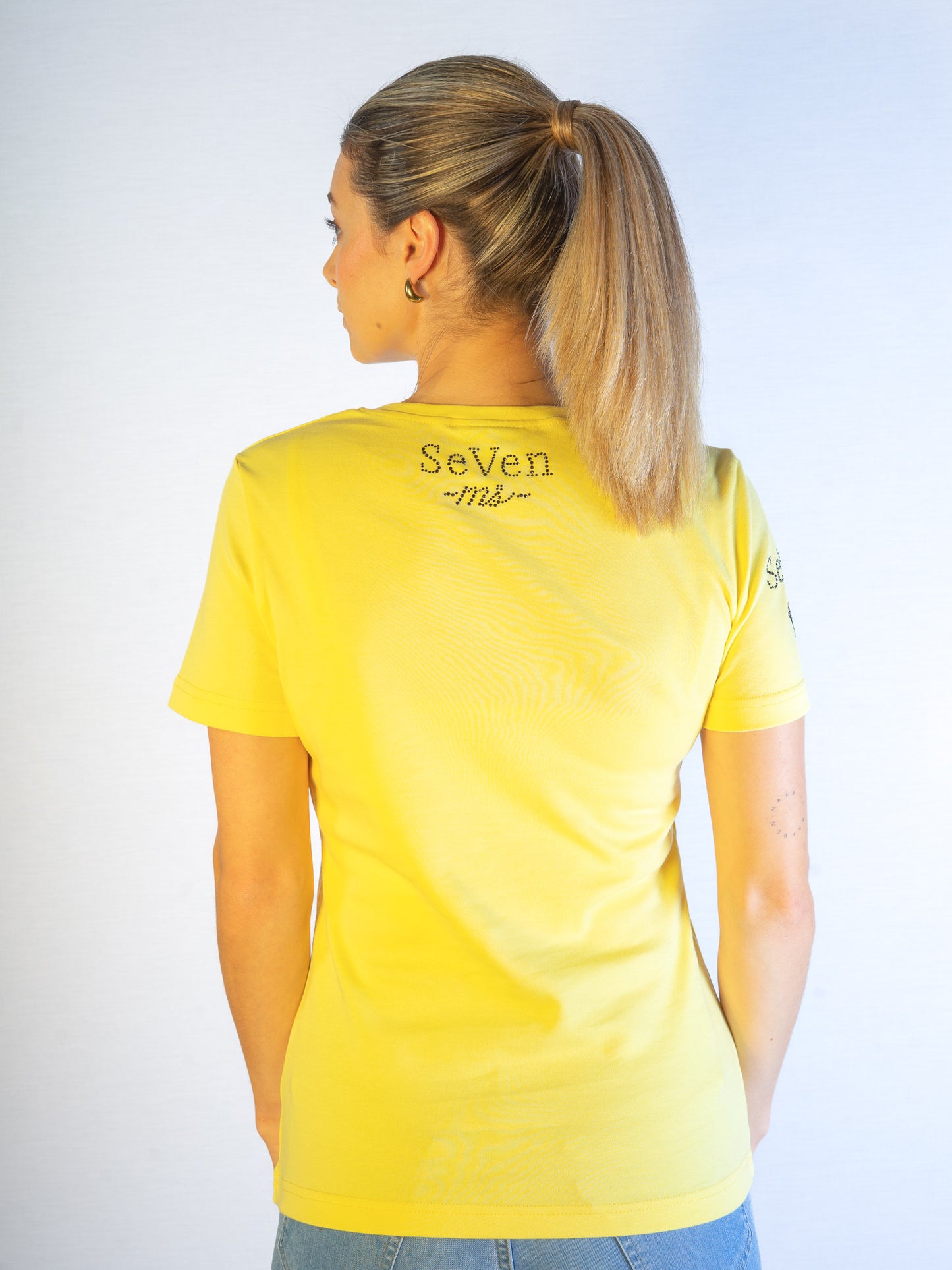 Premium Interlock Shirt mit Strass